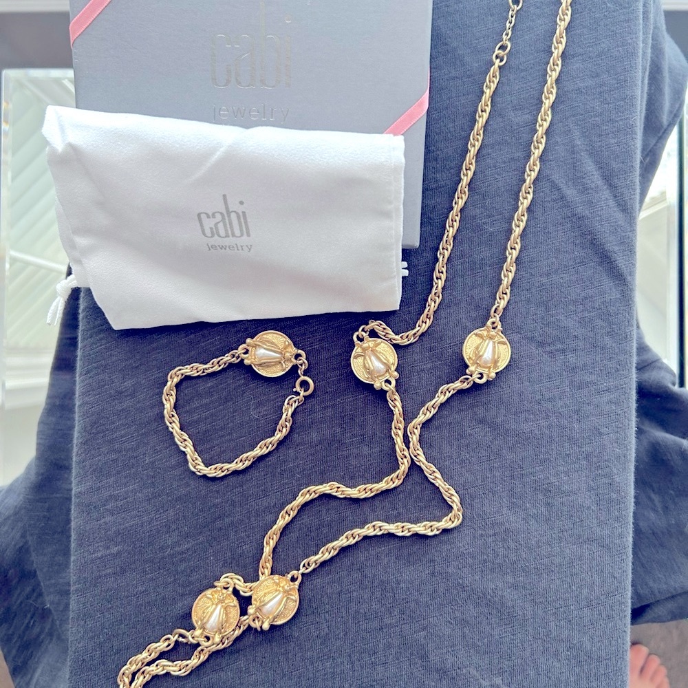Cabi Gold Buzz Jewelry Set